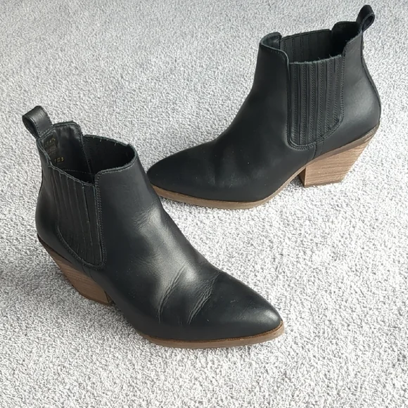 Portland Leather | Shoes | Plg Patina Black Leather Ankle  display picture 2